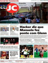Capa do jornal Jornal do Commercio 27/07/2019