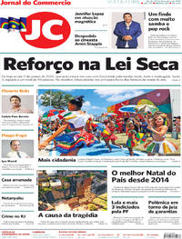 Capa do jornal Jornal do Commercio 27/12/2019