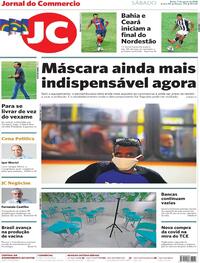 Capa do jornal Jornal do Commercio 01/08/2020