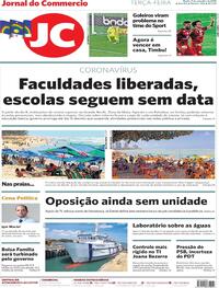 Capa do jornal Jornal do Commercio 01/09/2020