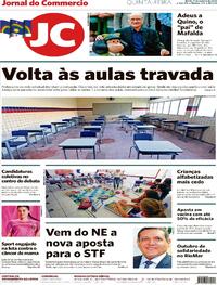 Capa do jornal Jornal do Commercio 01/10/2020