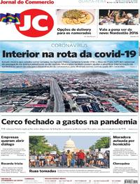 Capa do jornal Jornal do Commercio 04/06/2020