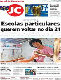 Capa do jornal Jornal do Commercio 04/07/2020