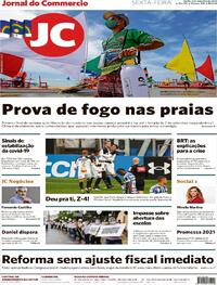Capa do jornal Jornal do Commercio 04/09/2020