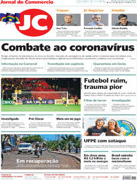 Capa do jornal Jornal do Commercio 05/02/2020