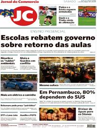 Capa do jornal Jornal do Commercio 05/09/2020