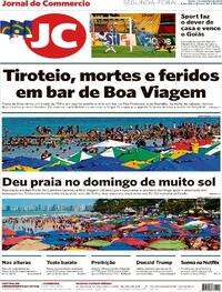 Capa do jornal Jornal do Commercio 07/09/2020