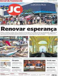 Capa do jornal Jornal do Commercio 10/04/2020