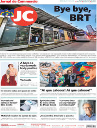 Capa do jornal Jornal do Commercio 12/01/2020