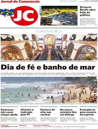 Capa do jornal Jornal do Commercio 17/07/2020