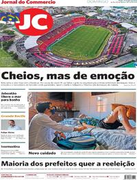 Capa do jornal Jornal do Commercio 19/07/2020