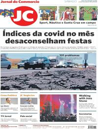 Capa do jornal Jornal do Commercio 19/12/2020