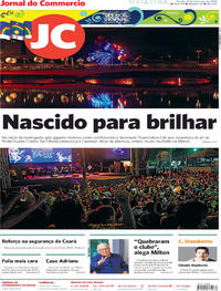 Capa do jornal Jornal do Commercio 21/02/2020