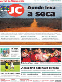 Capa do jornal Jornal do Commercio 22/01/2020
