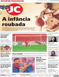 Capa do jornal Jornal do Commercio 23/08/2020