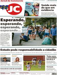 Capa do jornal Jornal do Commercio 23/12/2020