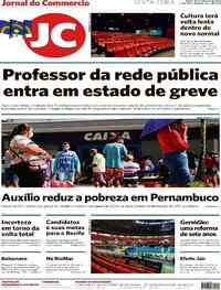 Capa do jornal Jornal do Commercio 25/09/2020