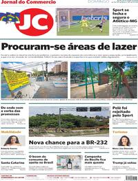Capa do jornal Jornal do Commercio 25/10/2020
