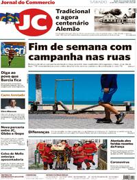Capa do jornal Jornal do Commercio 26/09/2020
