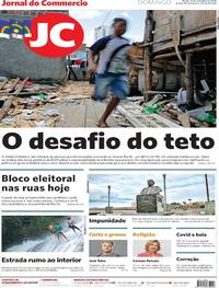 Capa do jornal Jornal do Commercio 27/09/2020