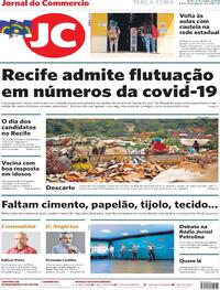 Capa do jornal Jornal do Commercio 27/10/2020