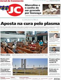 Capa do jornal Jornal do Commercio 29/06/2020