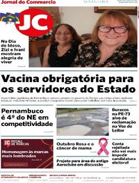 Capa do jornal Jornal do Commercio 01/10/2021