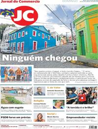 Capa do jornal Jornal do Commercio 14/02/2021
