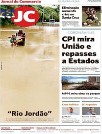 Capa do jornal Jornal do Commercio 14/04/2021