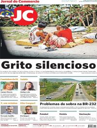 Capa do jornal Jornal do Commercio 28/03/2021