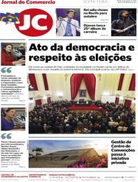 Capa do jornal Jornal do Commercio 12/08/2022
