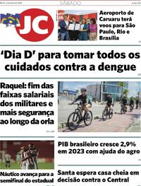 Capa do jornal Jornal do Commercio 02/03/2024