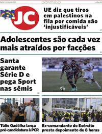 Capa do jornal Jornal do Commercio 03/03/2024