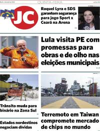 Capa do jornal Jornal do Commercio 04/04/2024