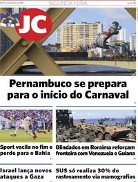 Capa do jornal Jornal do Commercio 05/02/2024
