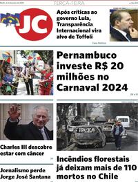 Capa do jornal Jornal do Commercio 06/02/2024