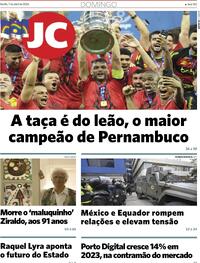 Capa do jornal Jornal do Commercio 07/04/2024