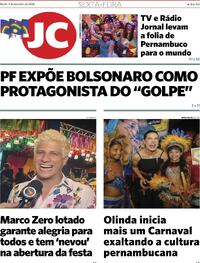 Capa do jornal Jornal do Commercio 09/02/2024