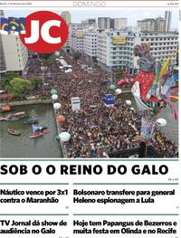 Capa do jornal Jornal do Commercio 11/02/2024