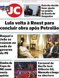 Capa do jornal Jornal do Commercio 18/01/2024