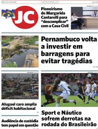 Capa do jornal Jornal do Commercio 19/05/2024