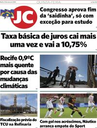 Capa do jornal Jornal do Commercio 21/03/2024