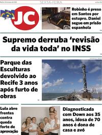 Capa do jornal Jornal do Commercio 22/03/2024