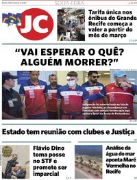 Capa do jornal Jornal do Commercio 23/02/2024