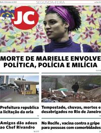Capa do jornal Jornal do Commercio 25/03/2024
