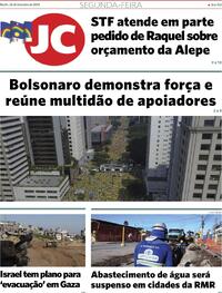 Capa do jornal Jornal do Commercio 26/02/2024
