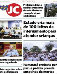 Capa do jornal Jornal do Commercio 27/02/2024
