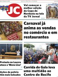 Capa do jornal Jornal do Commercio 29/01/2024