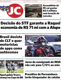 Capa do jornal Jornal do Commercio 29/02/2024