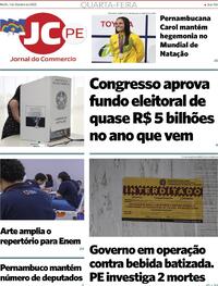 Capa do jornal Jornal do Commercio 01/10/2025